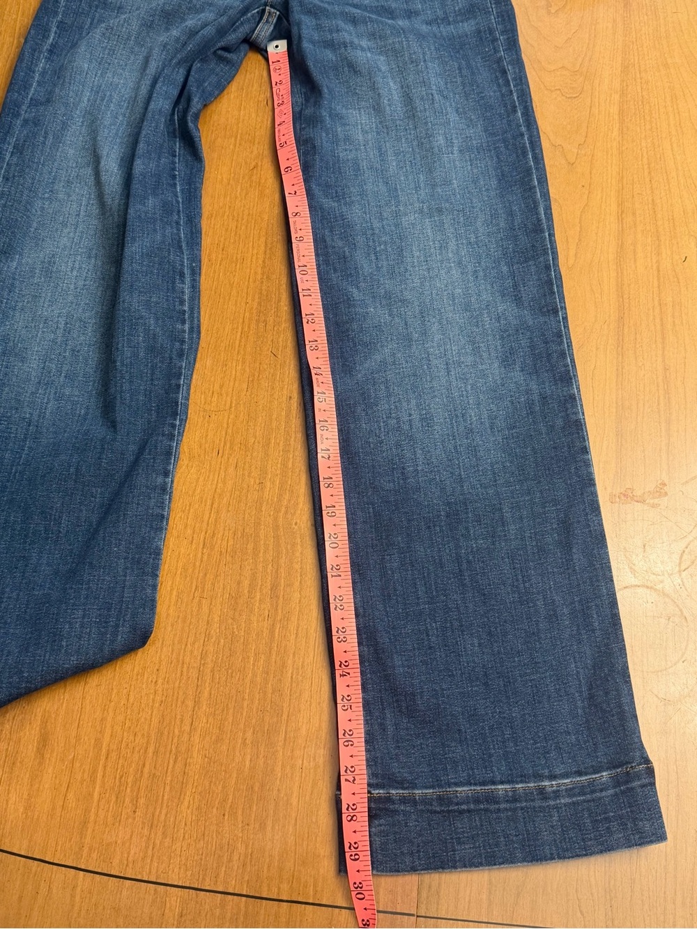 J. Jill Vintage Wash High-Rise Wide-Leg Jeans | Coastal Grandma Minimalist | 4R - Picture 11 of 12